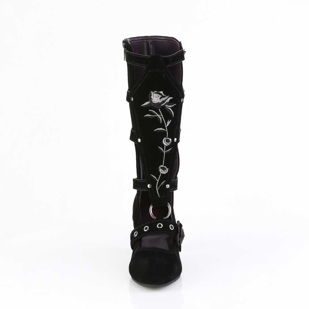 DemoniaCult - WHIMSY-118 Platform Boots - Black